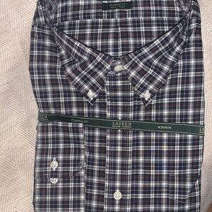 NWT 2XL FIT - RALPH LAUREN CLASSIC FIT PLAID SHIRT